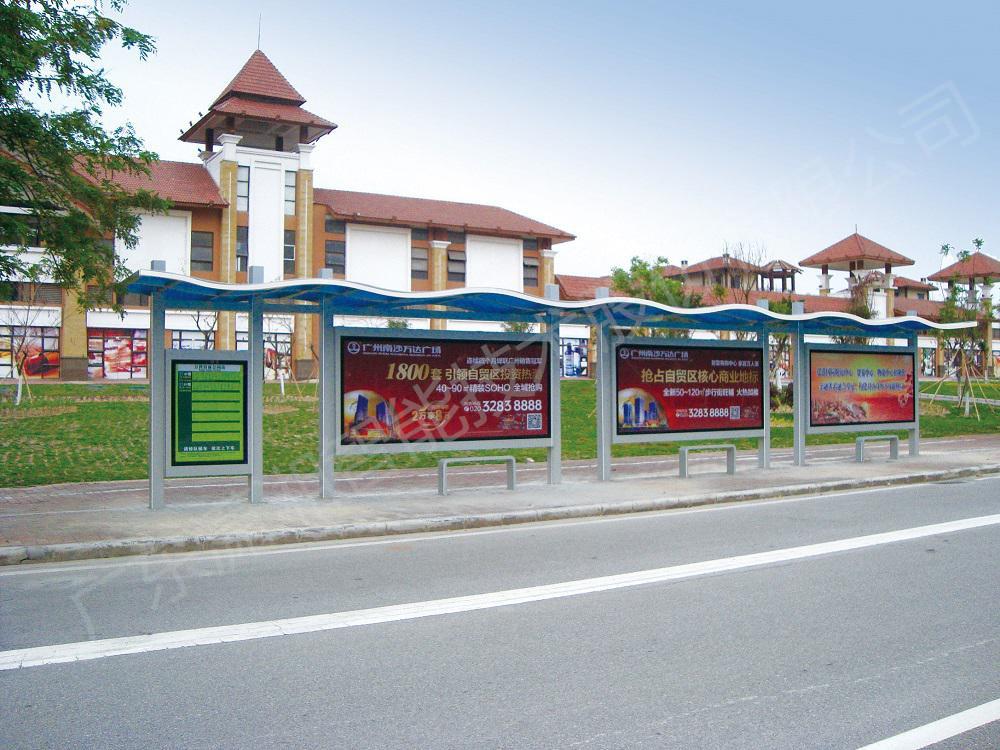 南沙不锈钢公交候车亭