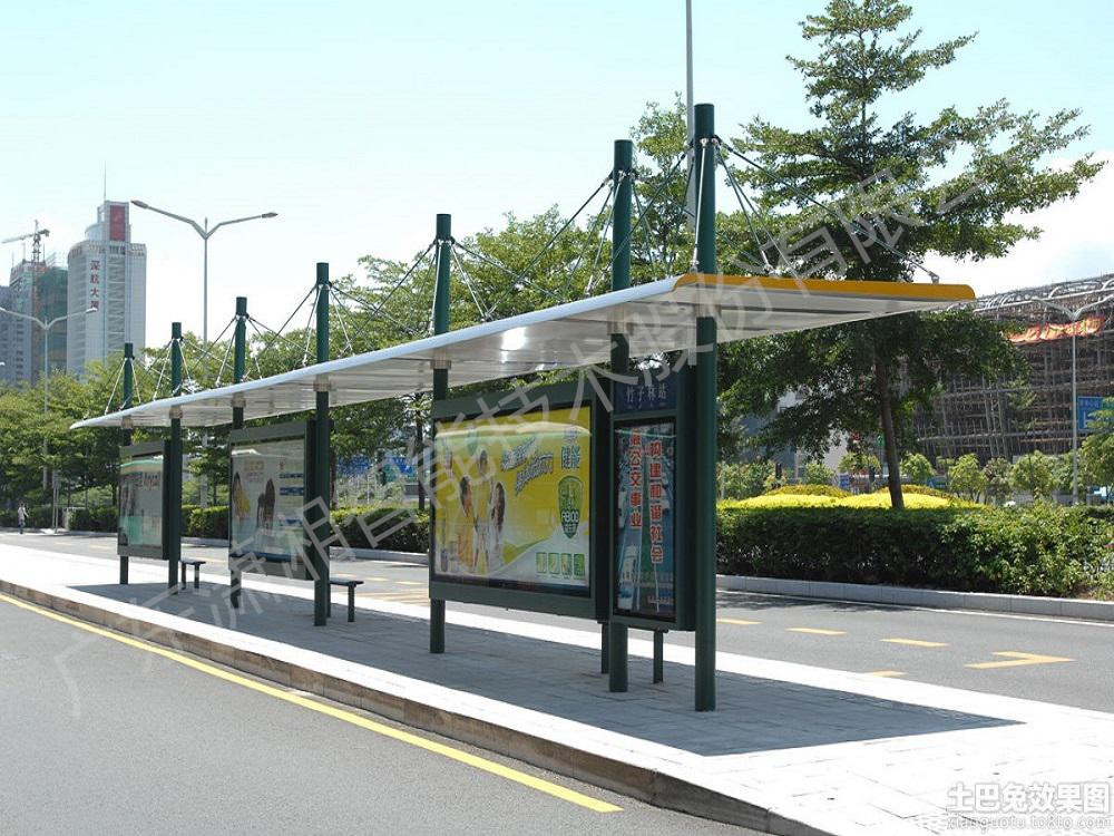 现代款公交候车亭XXSY-0015