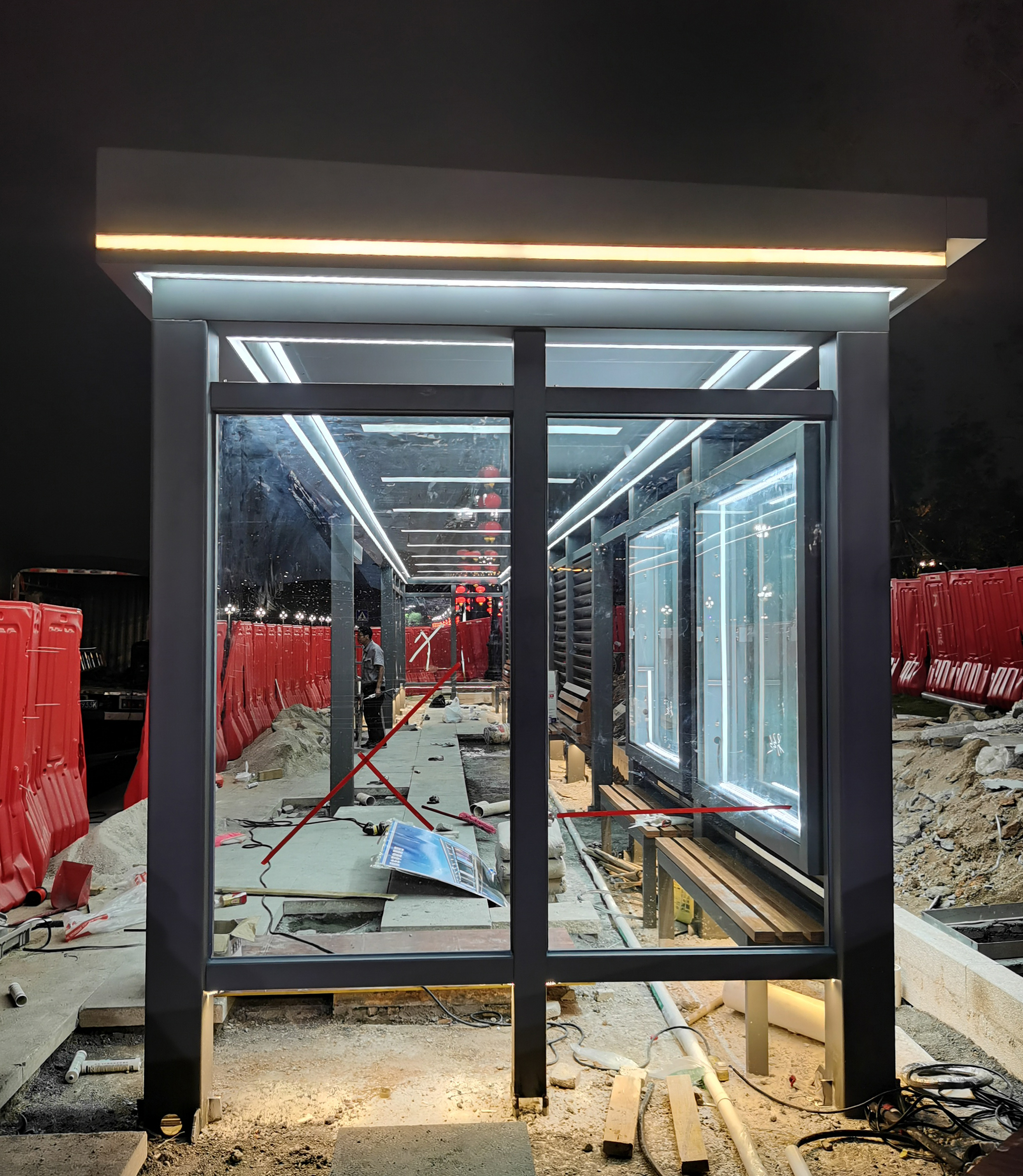 珠海公交候车亭-广东潇湘